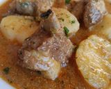 Foto del paso 12 de la receta: Guiso de costillas y patatas con picada de avellanas
