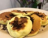 Foto langkah ke 4 dari resep Fluffy Shoufle japanese pancake (pancake jepang) no mixer no oven no kukus takaran sendok.