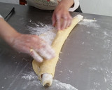 Foto del paso 3 de la receta: Torta de fiambre/ tarta de fiambre económica, masa hojaldre falso