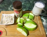 Foto del paso 1 de la receta: Jugo de manzana y avena