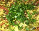 A picture of step 14 of BBQ rice.