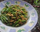 Foto langkah ke 3 dari resep Cah Buncis Telur.