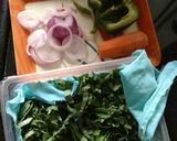 A picture of step 2 of Bread palak cutlets.