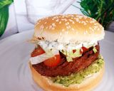 Une image de l'étape 5 de Burger aux légumes verts 😋.