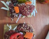 A picture of step 12 of Beetroot Falafel Sandwiches.