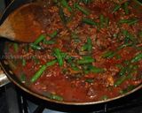 A picture of step 5 of Persian Loobia Polo (Green Bean Rice With Minced Beef) لوبیا پلو با گوشت چرخ کرده.