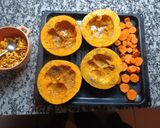 Foto del paso 1 de la receta: Tarta de 🍖 Jamón y queso y Tarta de Calabaza 🎃