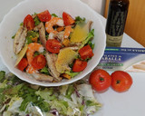 Foto del paso 1 de la receta: Ensalada caballa con langostinos y mahonesa
