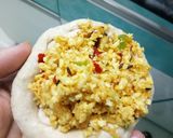 A picture of step 8 of Gobi paratha.