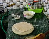 A picture of step 2 of Meetha Paratha.