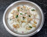 A picture of step 4 of Curd Rice.