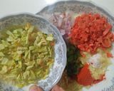 A picture of step 4 of Vegetable Kofta with chapati.