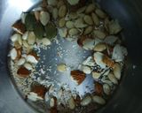 A picture of step 6 of Millet ladoo nachni.