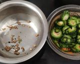 A picture of step 2 of Bitter gourd chips.