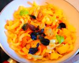 Lecsó cukkinivel, baconnel recept fázis 3 fotója