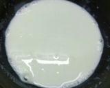 A picture of step 4 of Eggless mango bread custard pudding.