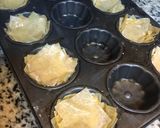 A picture of step 4 of Baklava Muffins 🧡.