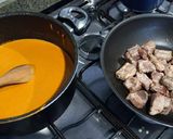 A picture of step 5 of Pipian con costilla de cerdo y garbanzos.
