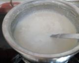 A picture of step 3 of Caramelized rice kheer.