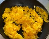 A picture of step 2 of Japanese White Omurice.