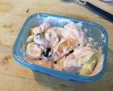 A picture of step 2 of In a hurry fruit and yogurt.