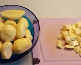 Krumplifőzelék recept fázis 1 fotója