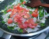 A picture of step 3 of Besan Bhurji.#anniversary.. Post 30.