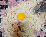 Foto langkah ke 4 dari resep Spaghetti Carbonara.
