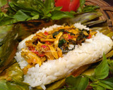 Foto langkah ke 5 dari resep Nasi Bakar Tongkol Kemangi.