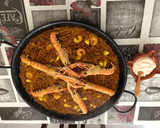 Foto del paso 4 de la receta: Fideuá con sepia gambas y cigalas