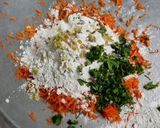 A picture of step 4 of Carrot Paratha.