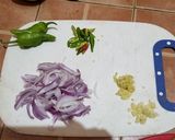 A picture of step 1 of Mix Veggie masala.