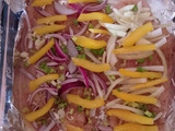 Pechuga al horno tipo pizza