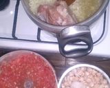 A picture of step 2 of Couscous with Red Sauce.