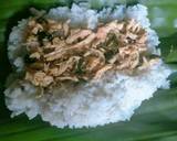 Cara Membuat Nasi Bakar Ayam Suwir 5