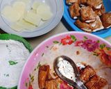 Hình bước làm 1 của món Kim tiền chay
