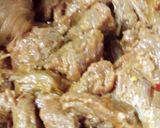 A picture of step 2 of B.b cue beef Tikka boti.