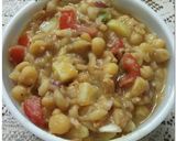 A picture of step 8 of Thatera wale chhole /sukhi matar wale chole 😊😊😊.