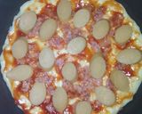 Foto langkah ke 5 dari resep PiZza Sosis anti gagal pke teflon..🙌🍰.