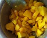 A picture of step 2 of Mango Sabji.