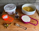 A picture of step 1 of Fool's Gold - jackfruit shrikhand.