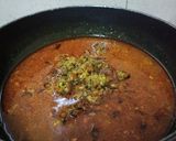 A picture of step 10 of Chapdi Tavo or Chapdi Undhiyu ---- A Saurashtra Platter.