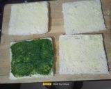 A picture of step 5 of Tricolour Sandwich.