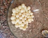 A picture of step 6 of Angoor rabdi.
