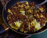 Foto del paso 4 de la receta Revuelto de morcilla de Burgos con sésamo