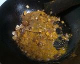 A picture of step 4 of Thor Muri Ghonto (Banana Stem cooked with Rice).