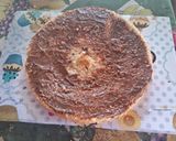Foto del paso 12 de la receta: Torta de dos cítricos y jengibre decorada con dulce de leche y pera, ganache de chocolate