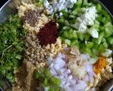 A picture of step 2 of Veg Daal Vadas.