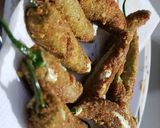 A picture of step 4 of Desi style peri bites.