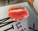 Une image de l'étape 5 de Salade de pomelos au melon, orange et vanille.
